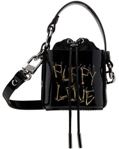 Vivienne Westwood Mini Daisy Drawstring Bucket Bag - Black
