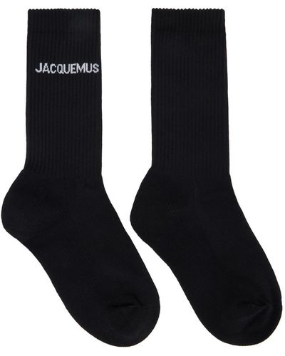Jacquemus Chaussettes 'les chaussettes ' noires - le papier