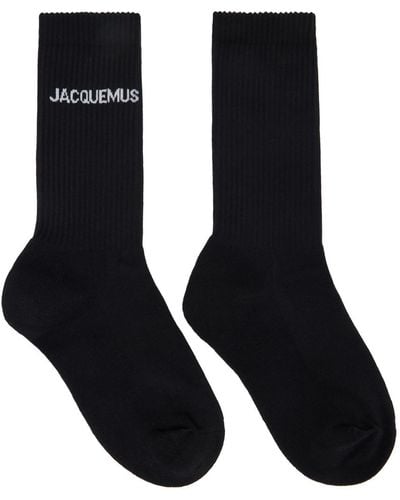 Jacquemus Le Papierコレクション Les Chaussettes ソックス - ブラック