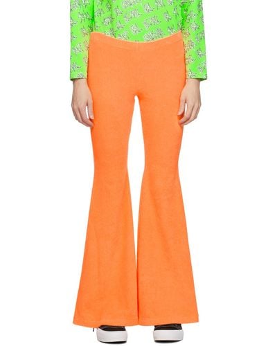 ERL Orange Elasticized Lounge Trousers