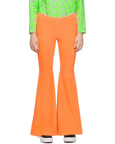ERL Pantalon de détente à taille élastique - Orange