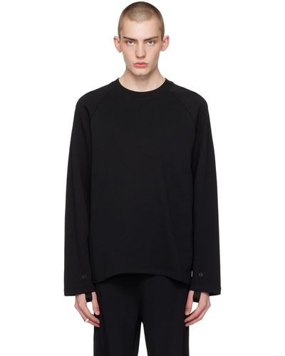 Helmut Lang Raglan Sleeve Sweatshirt - Black