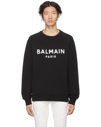 Balmain フロック スウェットシャツ - ブラック