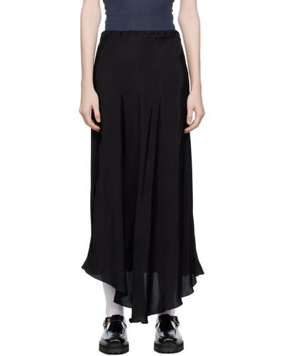 Cordera Fluid Maxi Skirt - Black
