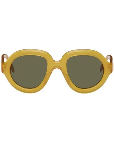 Loewe Aviator Sunglasses - Green