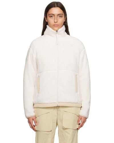 The North Face White Campshire Jacket - Natural