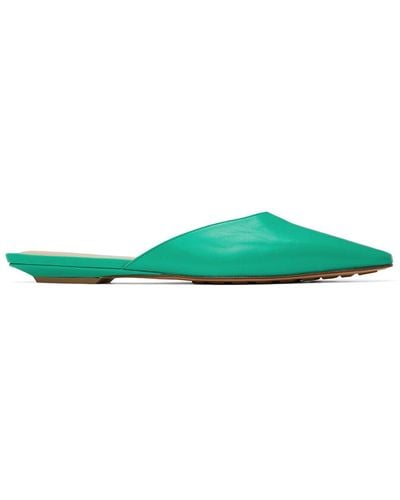 Bottega Veneta Green Point Slippers - Multicolour