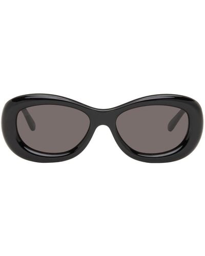 Courreges Black Rave Sunglasses
