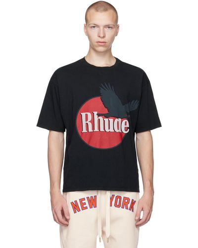 Rhude T-shirt noir exclusif à ssense