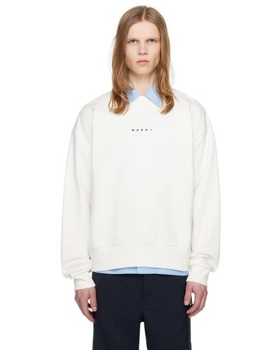 Marni Printed Sweatshirt - White