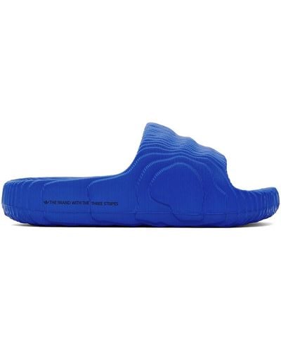 adidas Originals Sandales à enfiler adilette 22 bleues