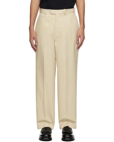 Rohe Wide-leg Trousers - Natural