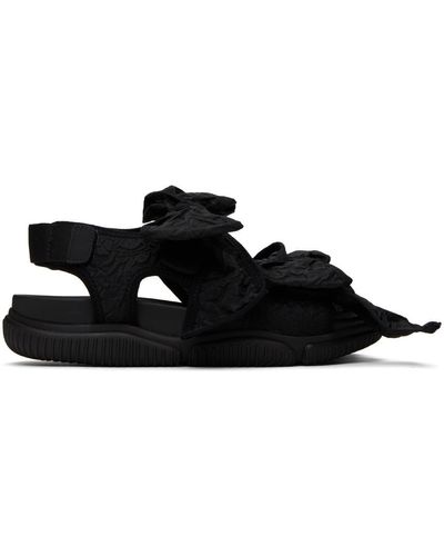 Cecilie Bahnsen Black Valeria Sandals