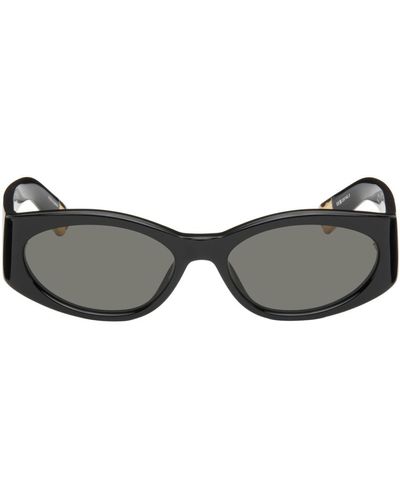 Jacquemus Ovalo Sunglasses - Black