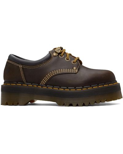 Dr. Martens ブラウン 8053 Arc ダービー - ブラック