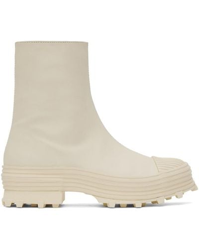 Camper Off-white Traktori Boots - Natural