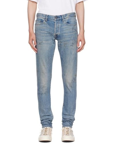 John Elliott 'the Cast 2 Slim' Jeans - Blue