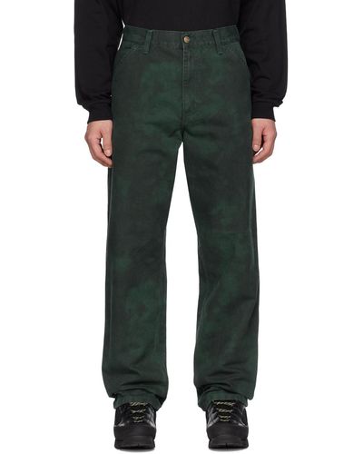 Carhartt Pantalon de travail vert - Noir