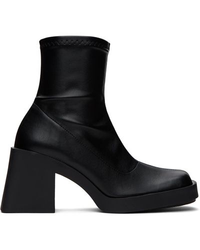Justine Clenquet Lucy Stretch Ankle Boots - Black
