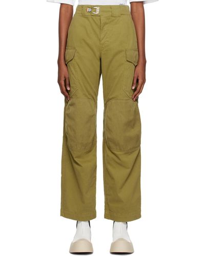 Objects IV Life Stamped Cargo Pants - Green