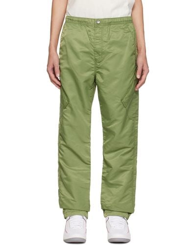 Nike Khaki Drawstring Cargo Pants - Green