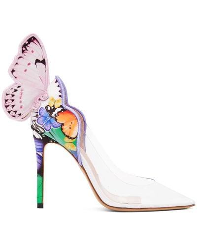 Sophia Webster Multicolor Chiara Pump Heels - White
