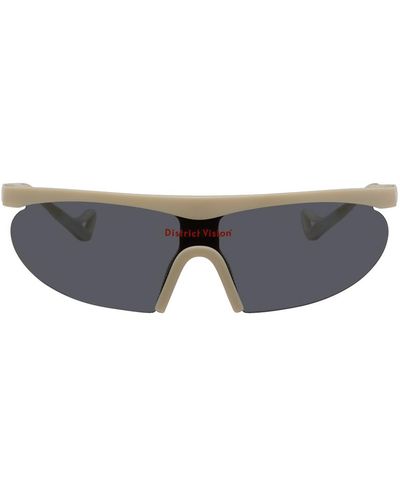 District Vision Off- Koharu Eclipse Sunglasses - Black