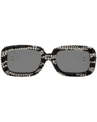 Doublet 817 Blanc Lnt Edition Decorated Frame Sunglasses - Black