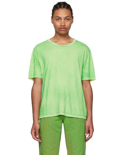 NOTSONORMAL T-shirt vert à effet aérosol