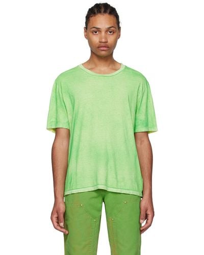 NOTSONORMAL Sprayed T-shirt - Green