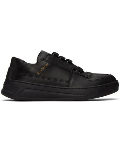 Acne Studios Perforated Trainers - Black