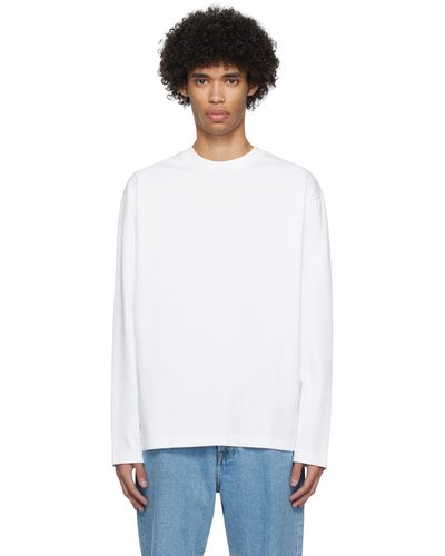Rohe Oversized Long Sleeve T-shirt - White