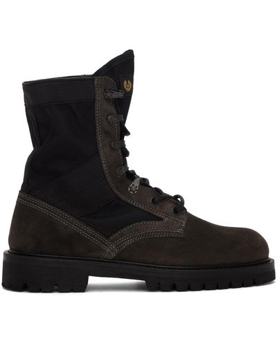 Belstaff Bottes trooper brunes - Noir