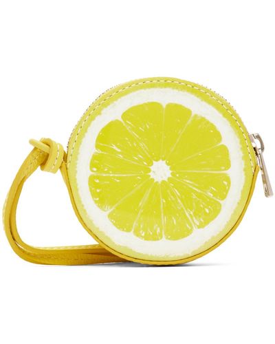 JW Anderson Mini sac en forme de citron jaune