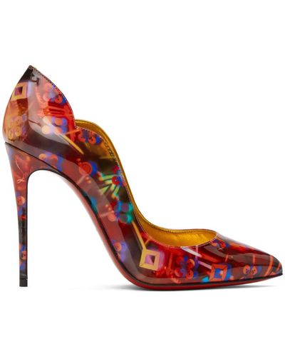 Christian Louboutin Multicolor Hot Chick 100mm Heels