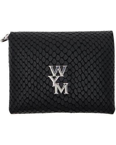 WOOYOUNGMI Black Chain Wallet