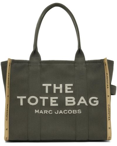 Marc Jacobs Khaki 'The Jacquard Large' Tote - Green
