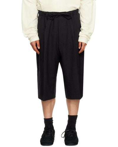 Y-3 Loose-fit Shorts - Black