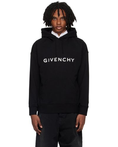 Givenchy Pull à capuche noir - archetype