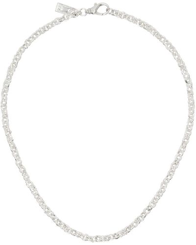 Pearls Before Swine Collier lifv argenté - Blanc