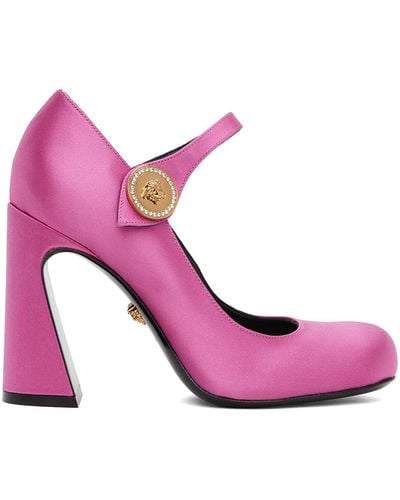 Versace メドゥーサ ヒール - ピンク