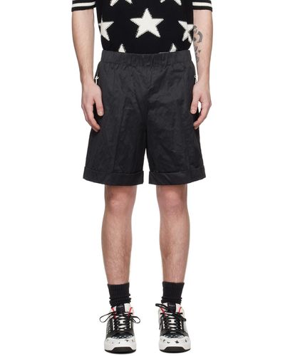 Balmain Patch Shorts - Black