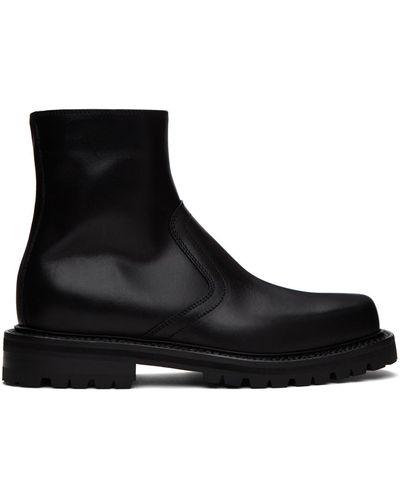 Dries Van Noten Zip Boots - Black