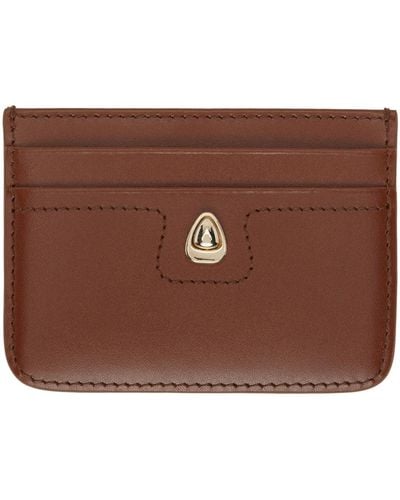 A.P.C. . Brown Astra Card Holder