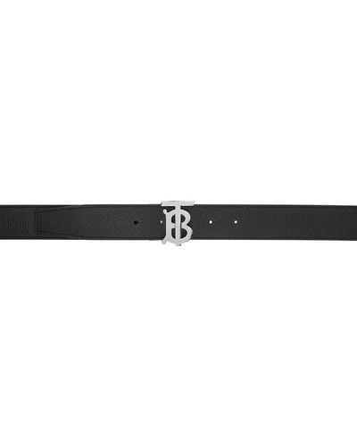 Burberry Reversible Black & Brown Tb Belt