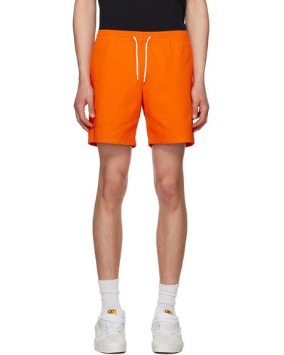 Noah Elasticized Shorts - Orange