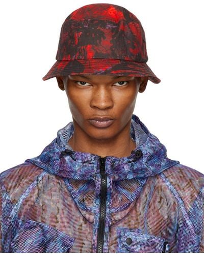 South2 West8 Camouflage Bucket Hat - Blue