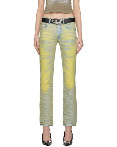DIESEL Yellow & Blue 1989 D-mine Jeans