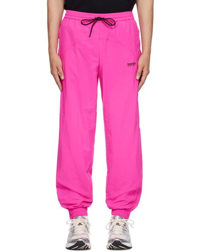 7 DAYS ACTIVE Paneled Track Pants - Pink