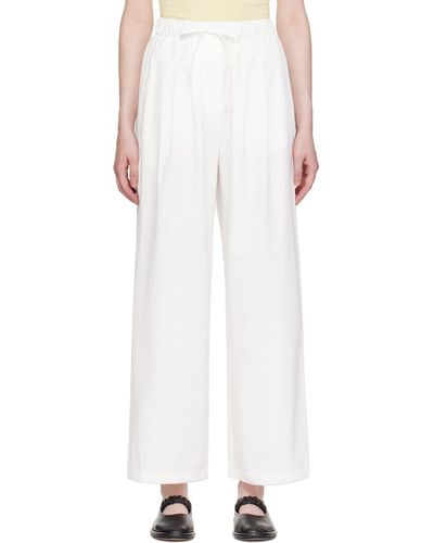 Amomento Drawstring Trousers - White